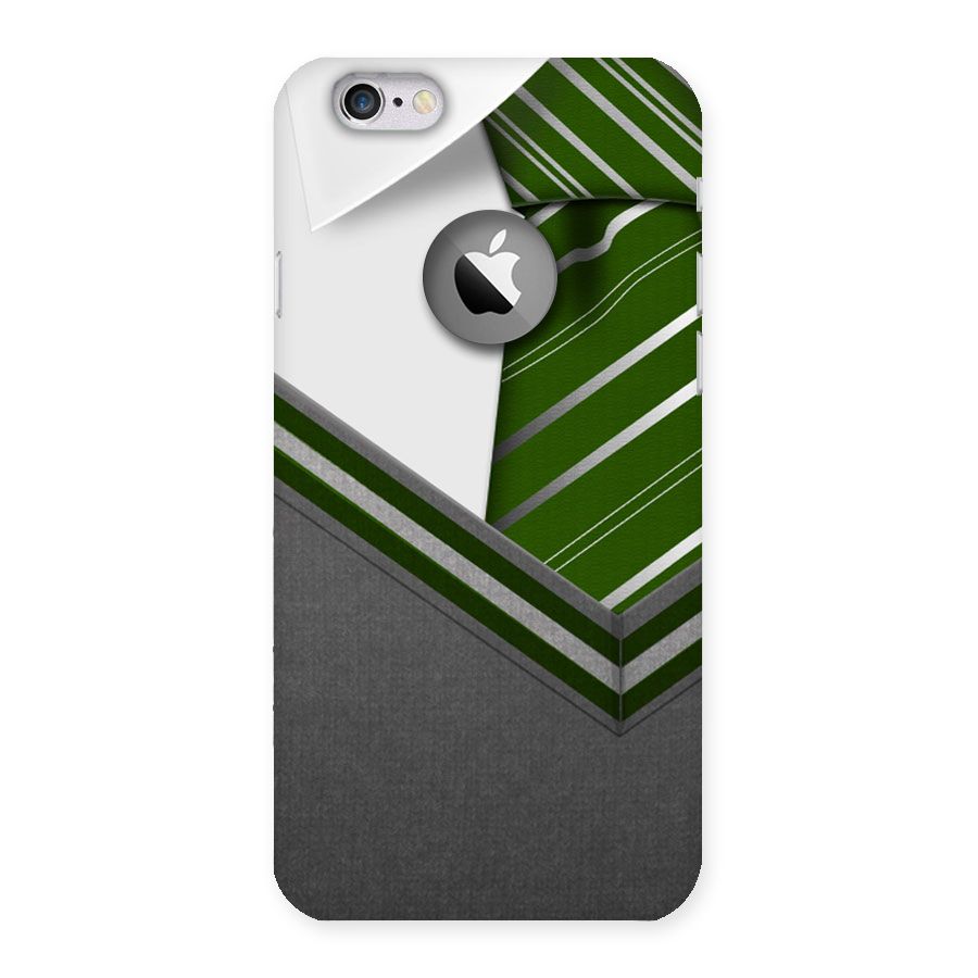 Grey Sweater Back Case for iPhone 6 Logo Cut
