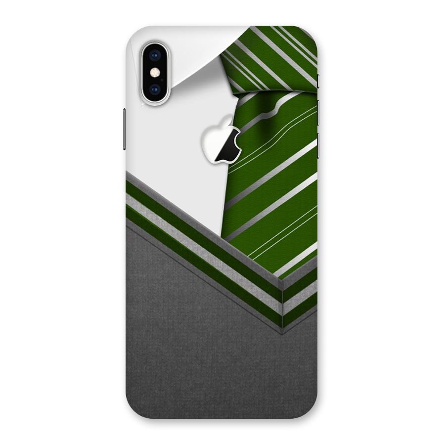 Grey Sweater Back Case for iPhone XS Max Apple Cut