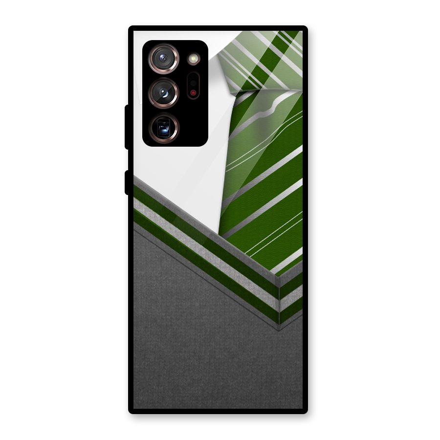 Grey Sweater Glass Back Case for Galaxy Note 20 Ultra 5G