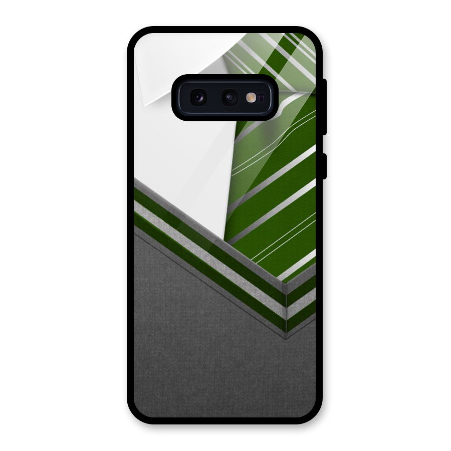 Grey Sweater Glass Back Case for Galaxy S10e