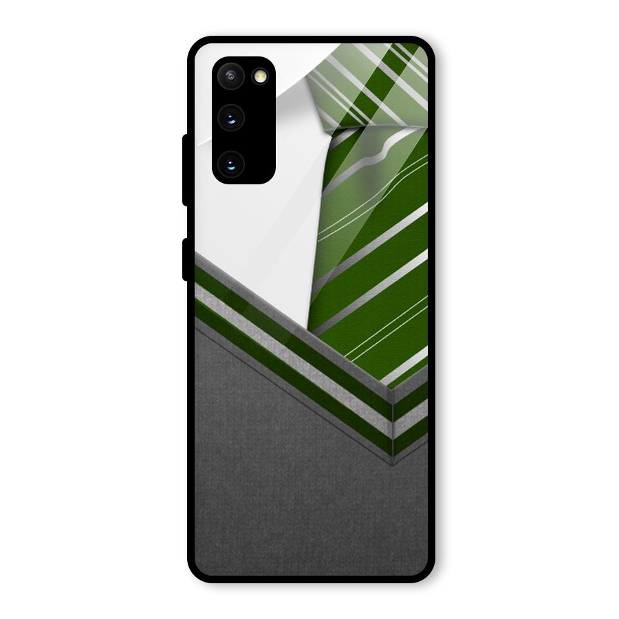 Grey Sweater Glass Back Case for Galaxy S20 FE 5G