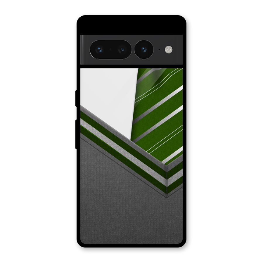 Grey Sweater Glass Back Case for Google Pixel 7 Pro