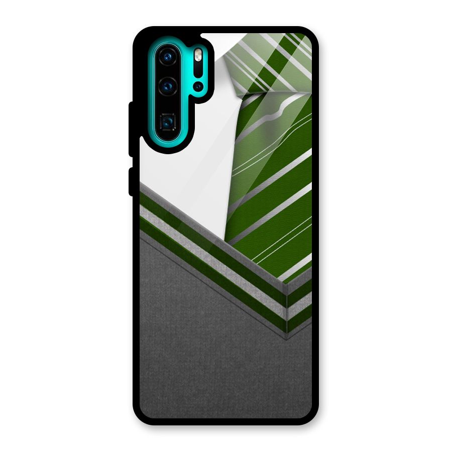 Grey Sweater Glass Back Case for Huawei P30 Pro