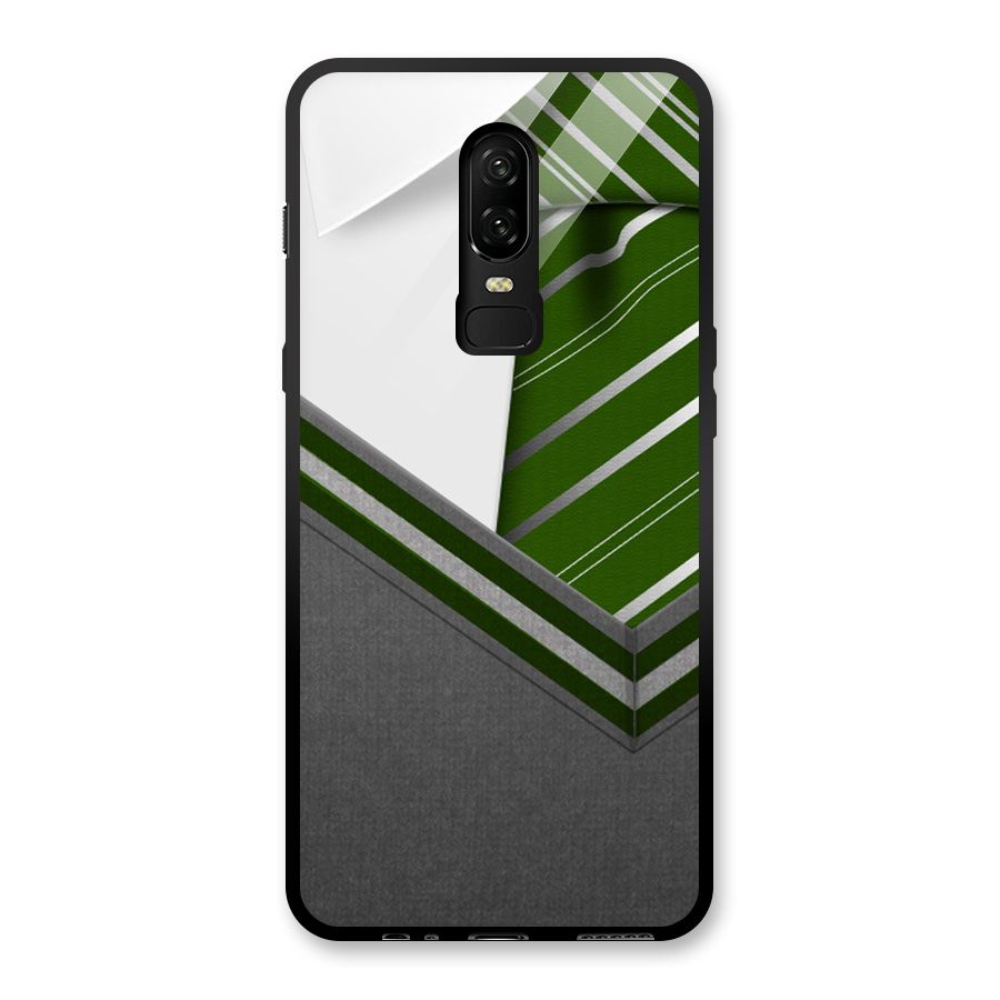 Grey Sweater Glass Back Case for OnePlus 6