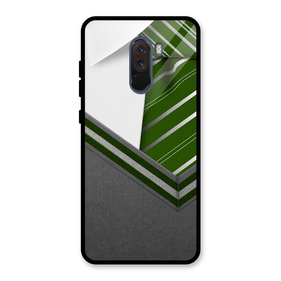 Grey Sweater Glass Back Case for Poco F1