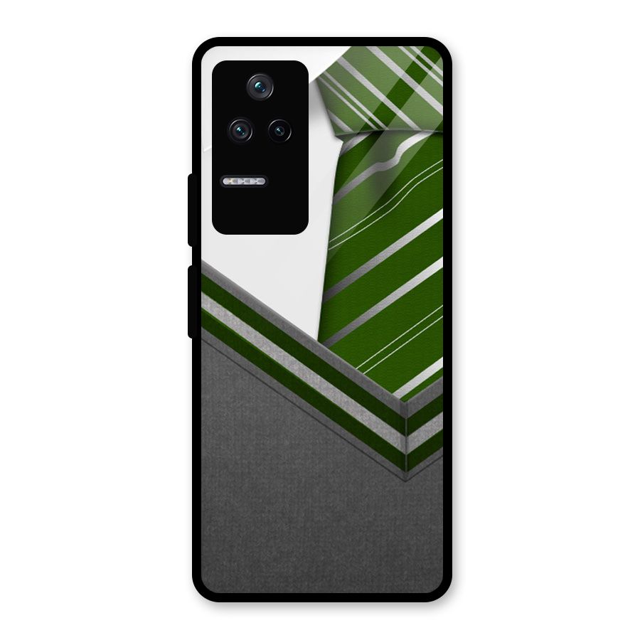 Grey Sweater Glass Back Case for Poco F4 5G