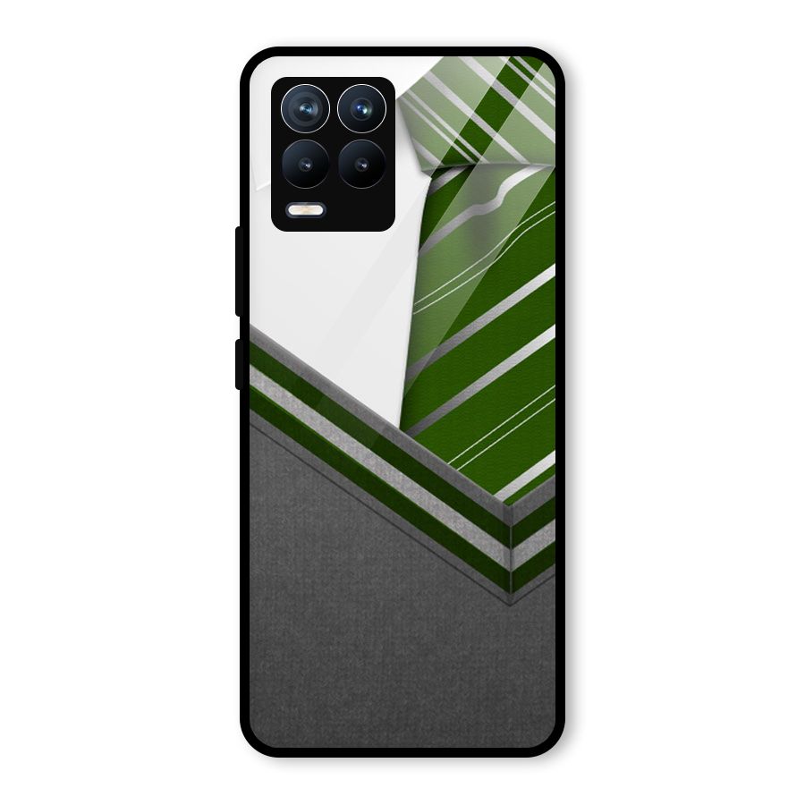 Grey Sweater Glass Back Case for Realme 8