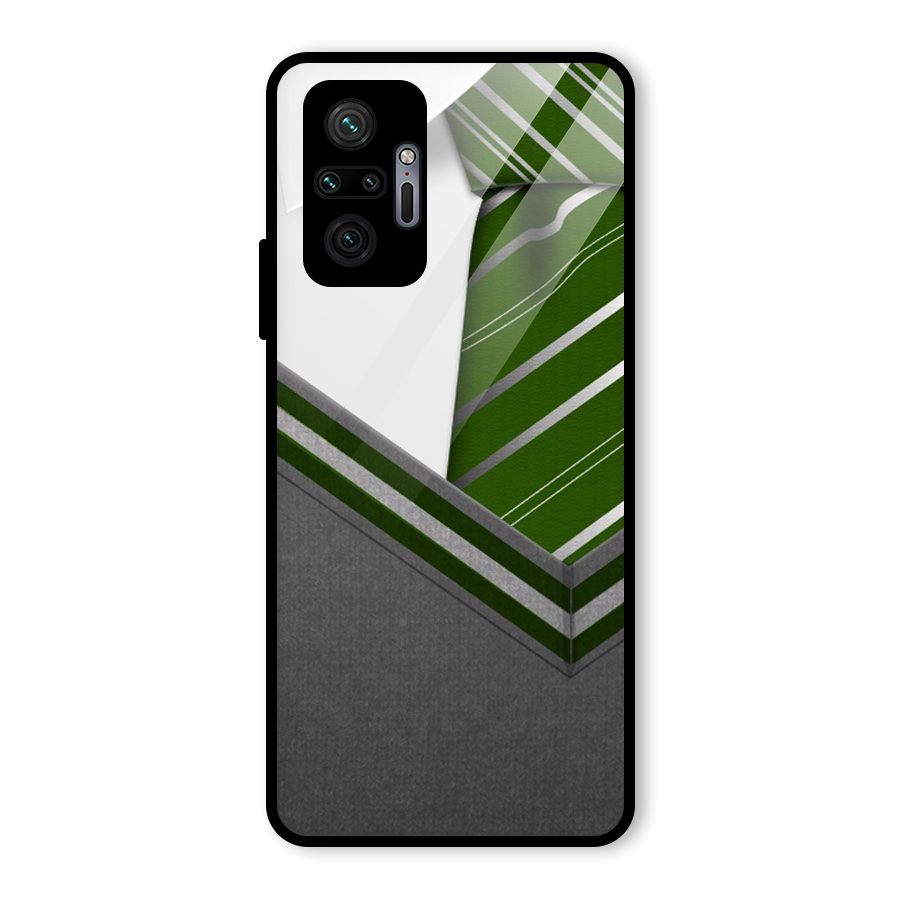 Grey Sweater Glass Back Case for Redmi Note 10 Pro