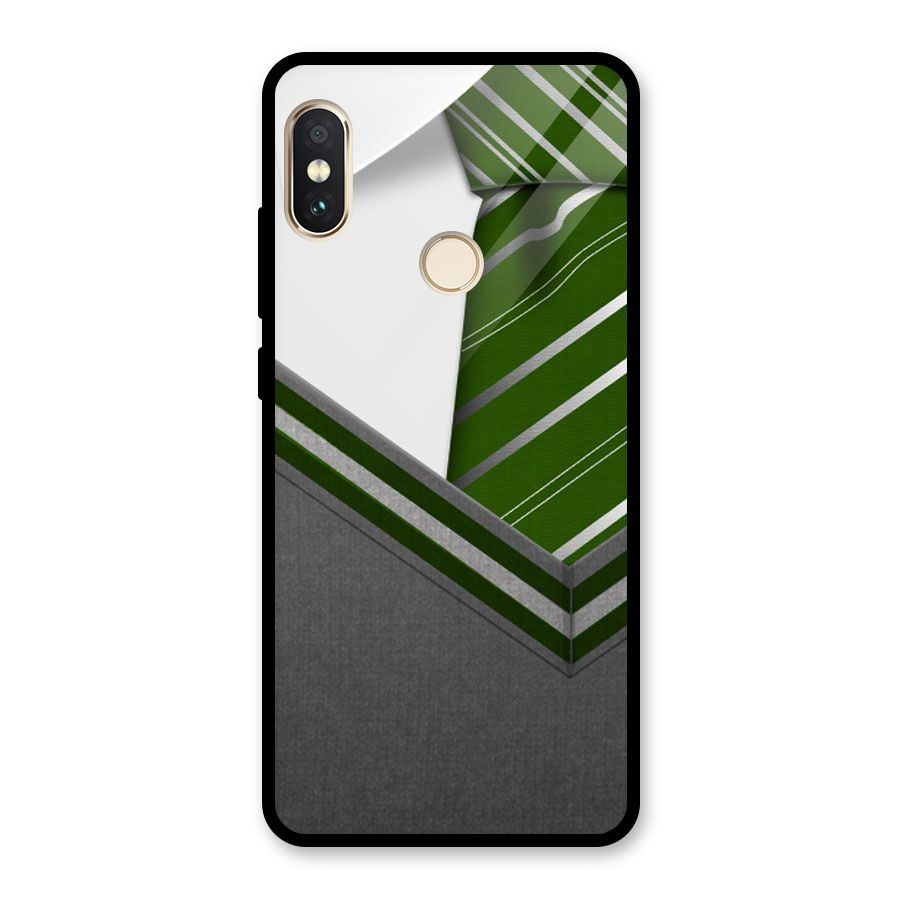 Grey Sweater Glass Back Case for Redmi Note 5 Pro