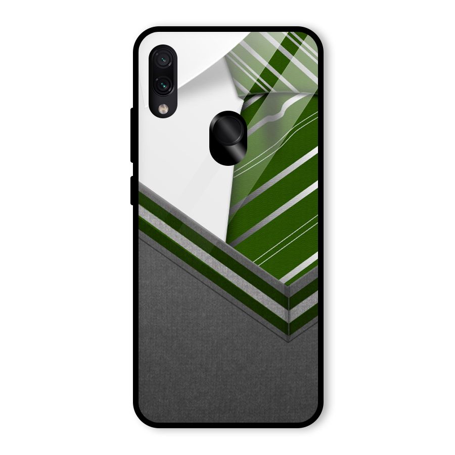 Grey Sweater Glass Back Case for Redmi Note 7 Pro