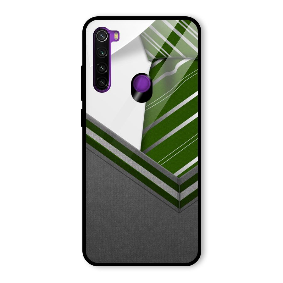 Grey Sweater Glass Back Case for Redmi Note 8