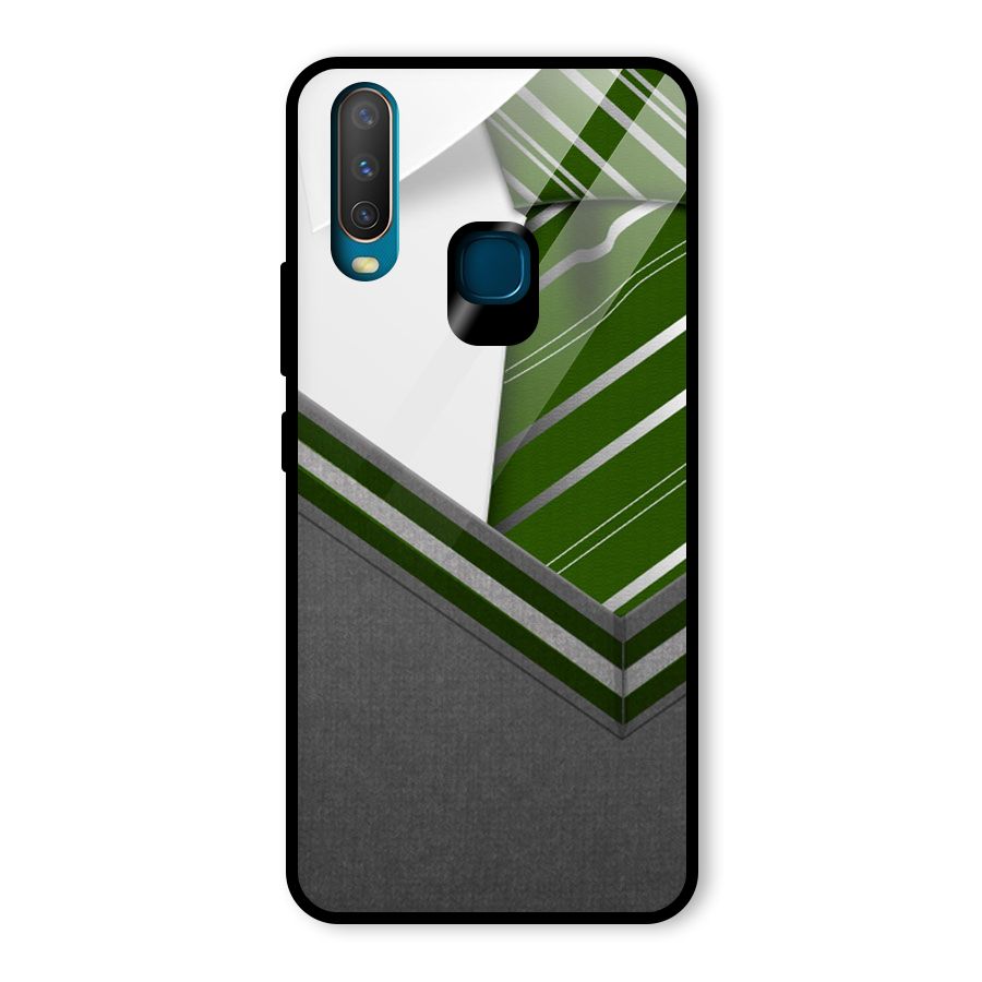 Grey Sweater Glass Back Case for Vivo U10