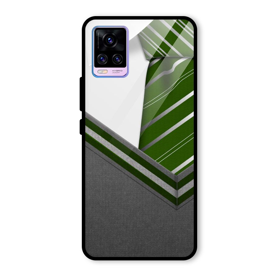 Grey Sweater Glass Back Case for Vivo V20 Pro