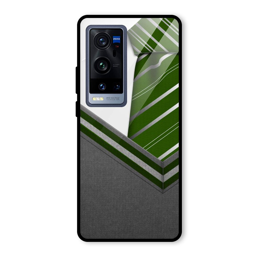 Grey Sweater Glass Back Case for Vivo X60 Pro Plus