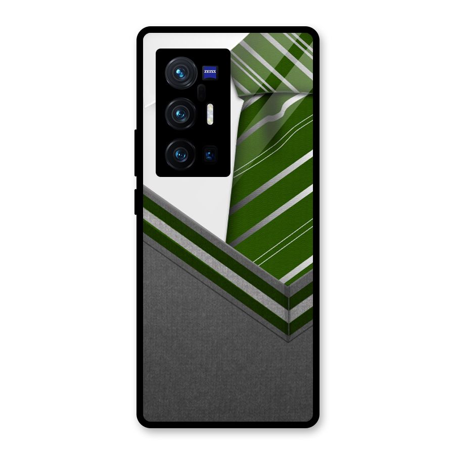 Grey Sweater Glass Back Case for Vivo X70 Pro Plus