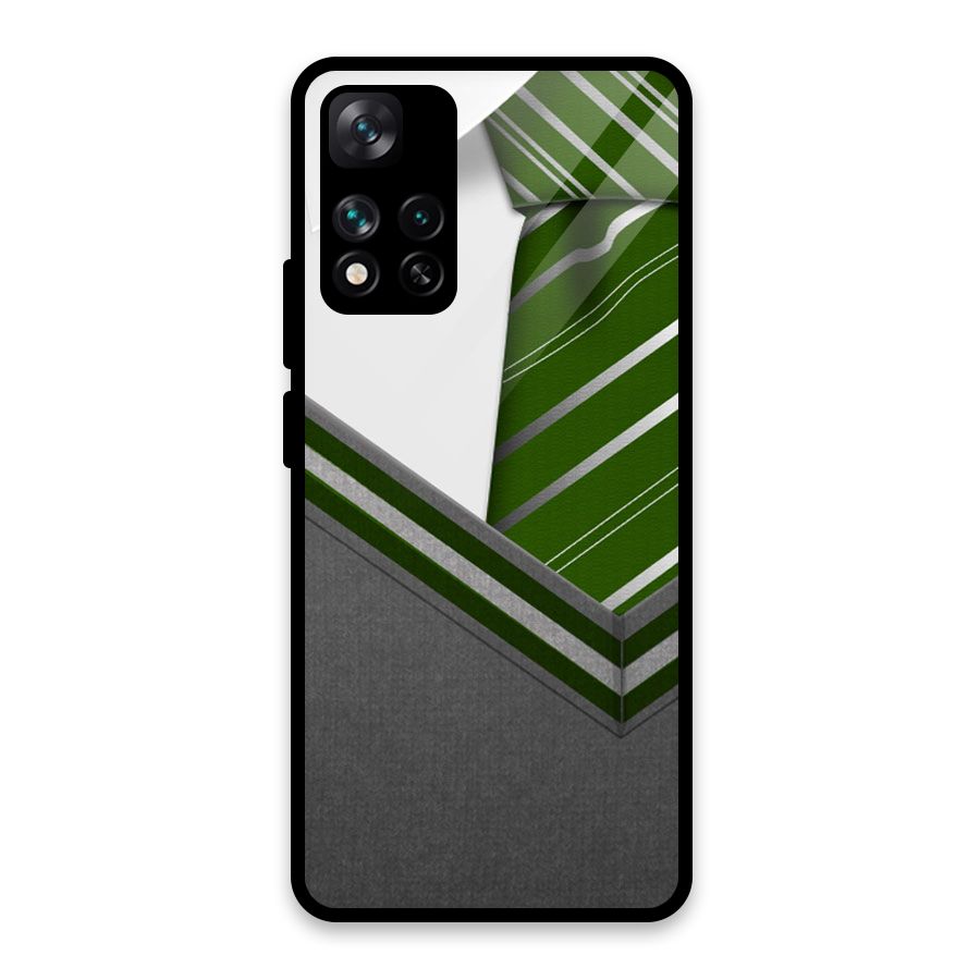 Grey Sweater Glass Back Case for Xiaomi 11i HyperCharge 5G