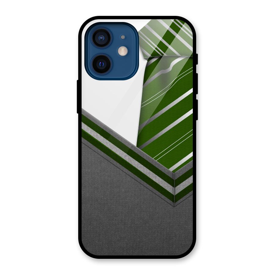Grey Sweater Glass Back Case for iPhone 12 Mini