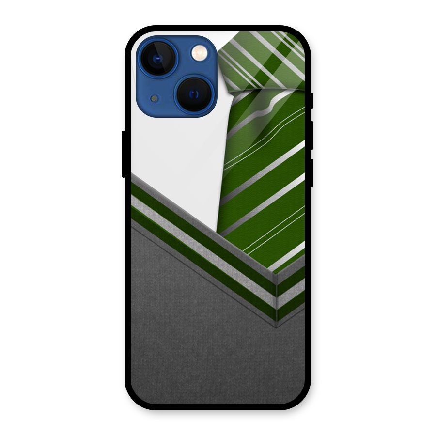 Grey Sweater Glass Back Case for iPhone 13 Mini