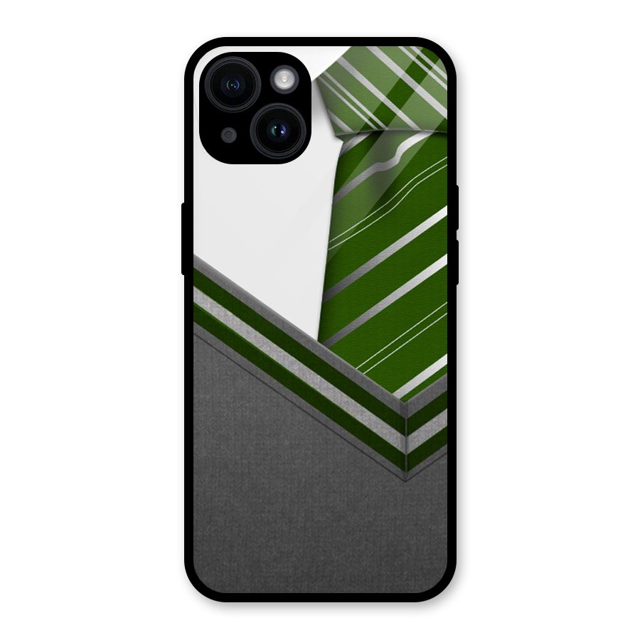 Grey Sweater Glass Back Case for iPhone 14