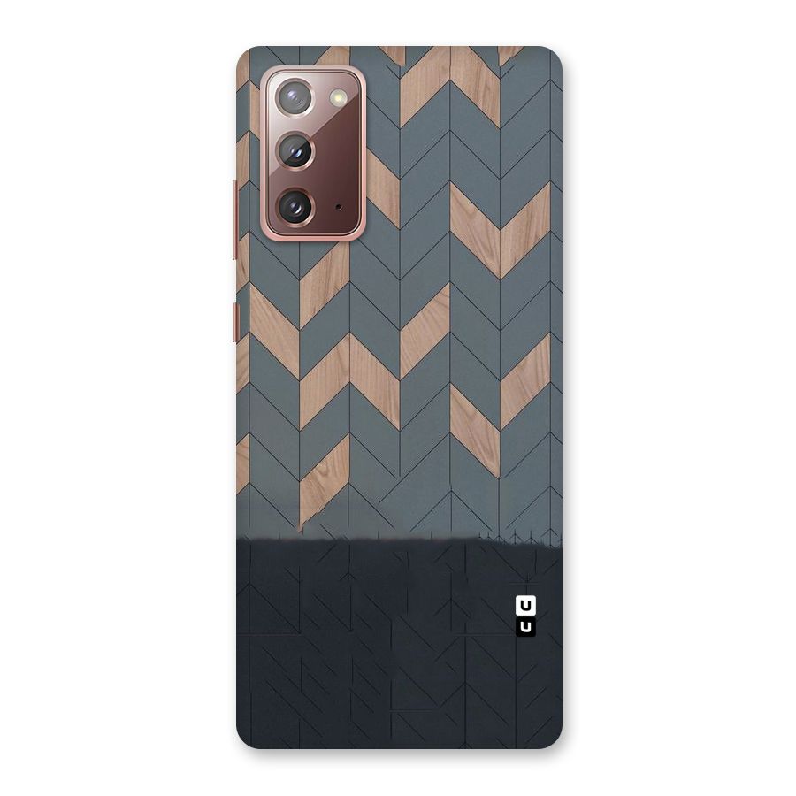 Greyish Wood Design Back Case for Galaxy Note 20
