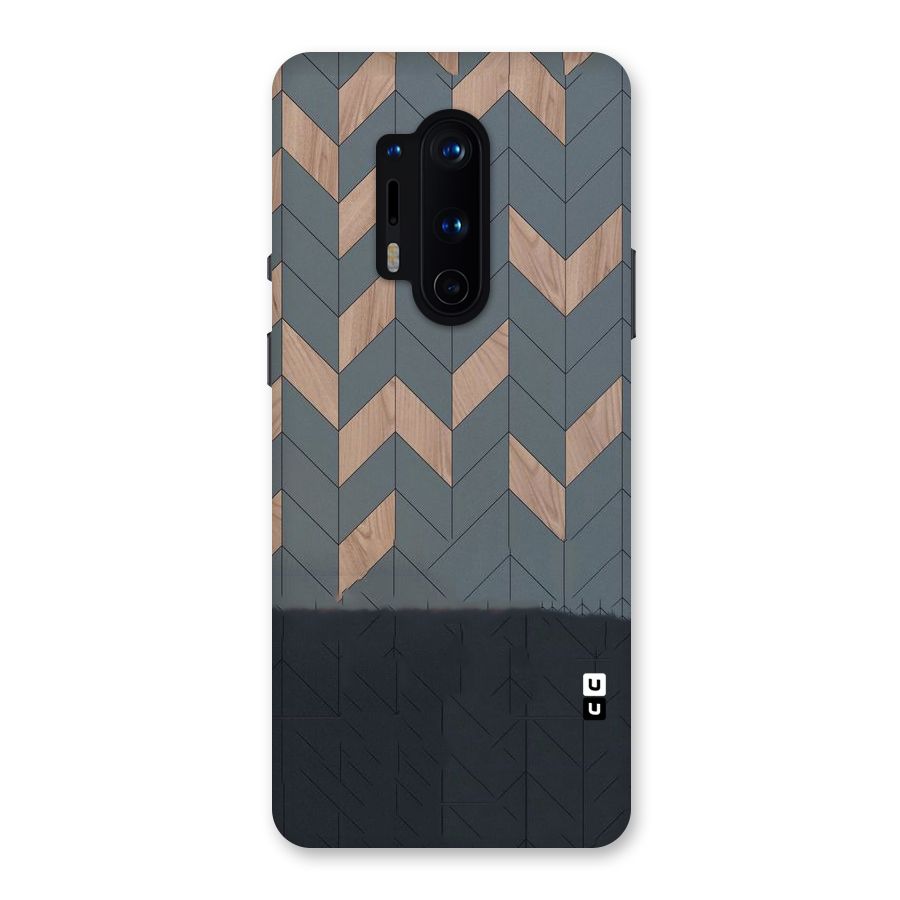 Greyish Wood Design Back Case for OnePlus 8 Pro