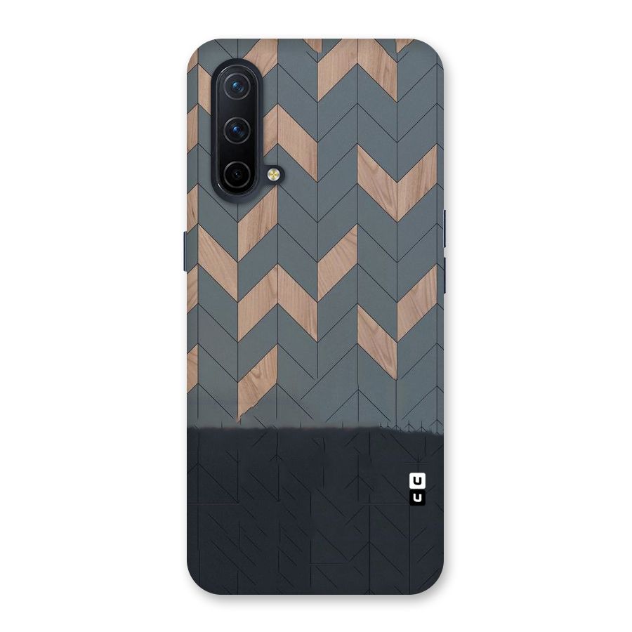 Greyish Wood Design Back Case for OnePlus Nord CE 5G
