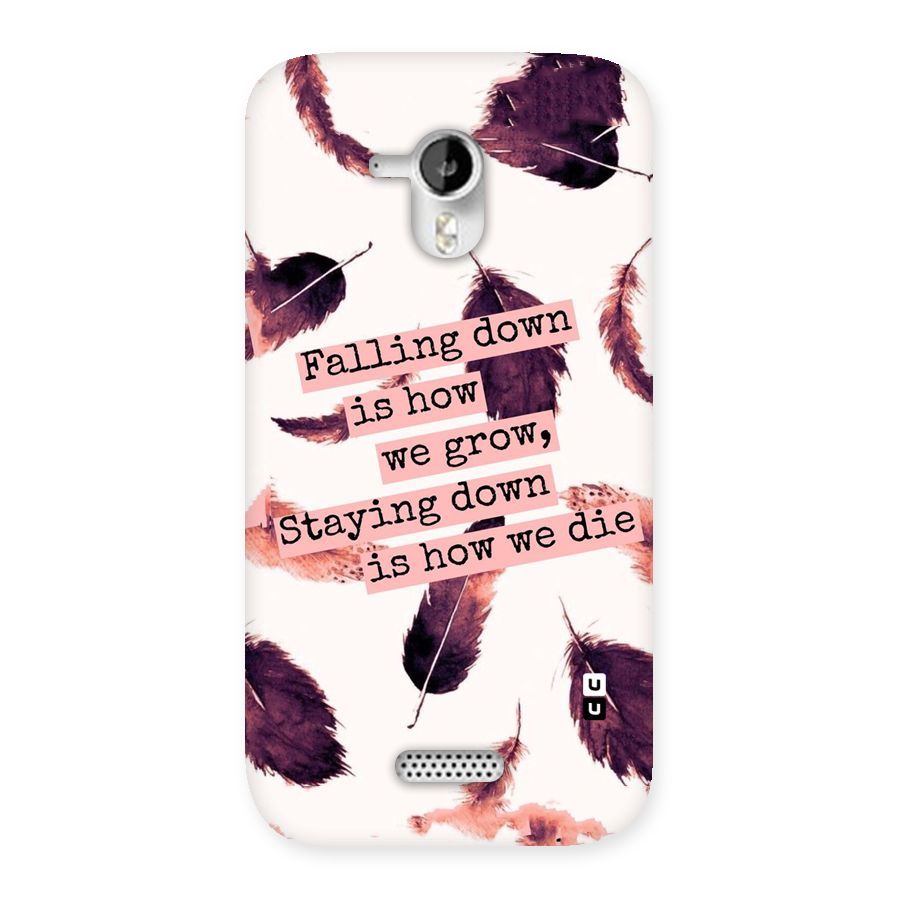 Grow Back Case for Micromax Canvas HD A116