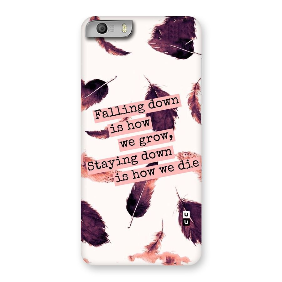 Grow Back Case for Micromax Canvas Knight 2