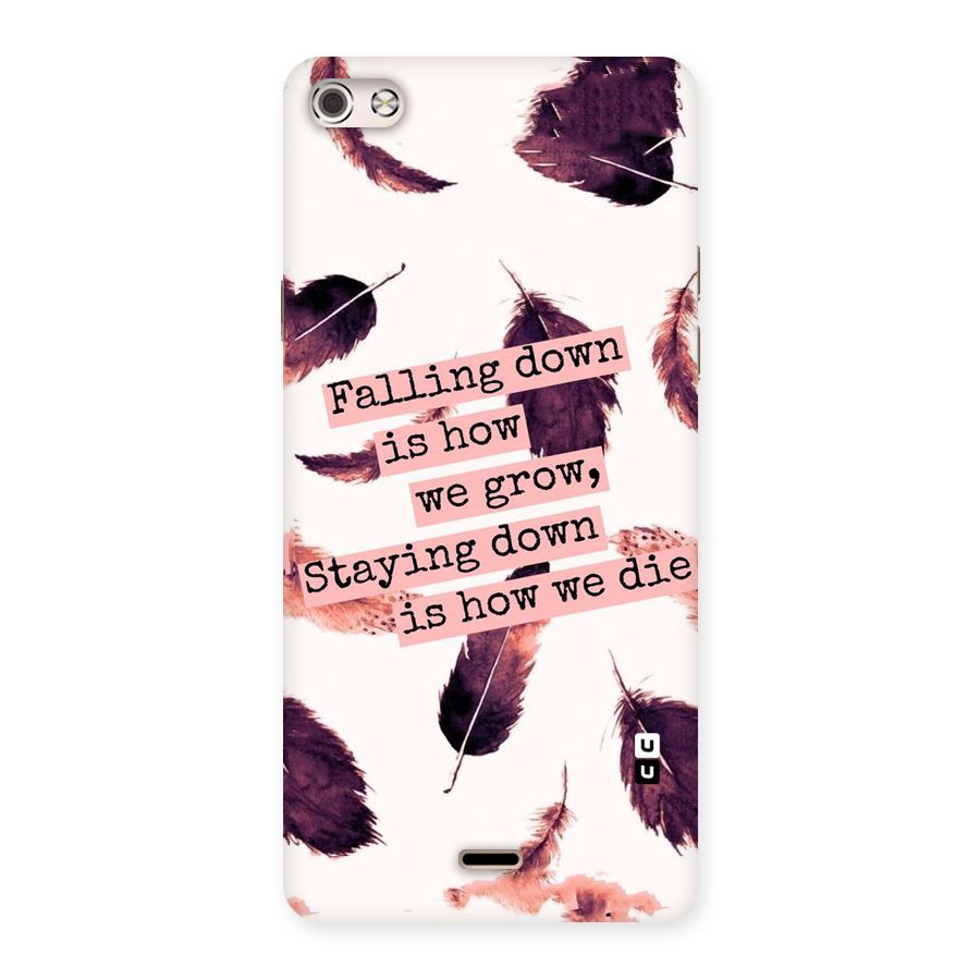 Grow Back Case for Micromax Canvas Silver 5