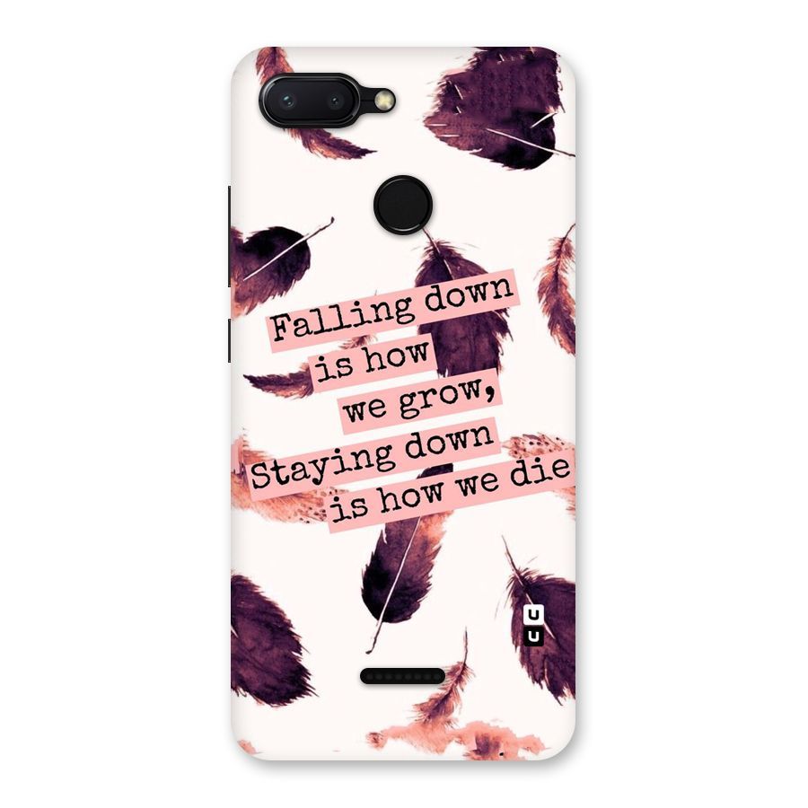 Grow Back Case for Redmi 6