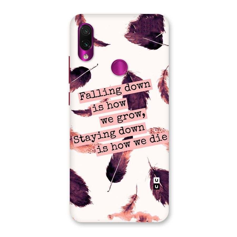 Grow Back Case for Redmi Note 7 Pro