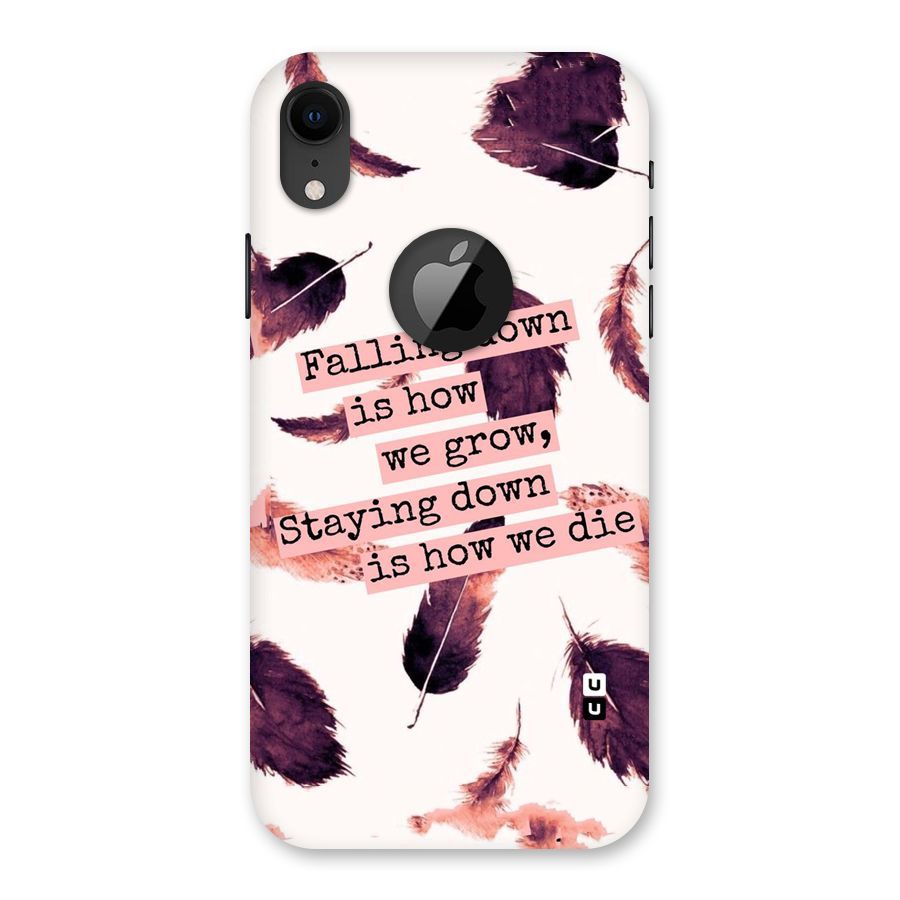 Grow Back Case for iPhone XR Logo Cut