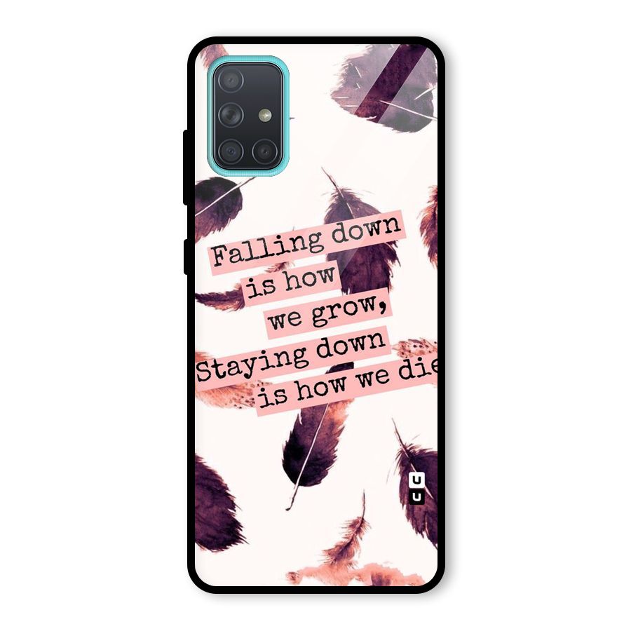 Grow Glass Back Case for Galaxy A71
