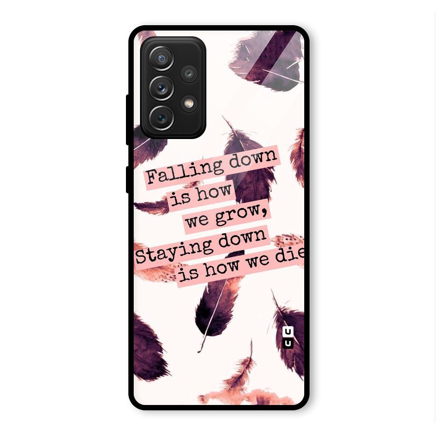 Grow Glass Back Case for Galaxy A72
