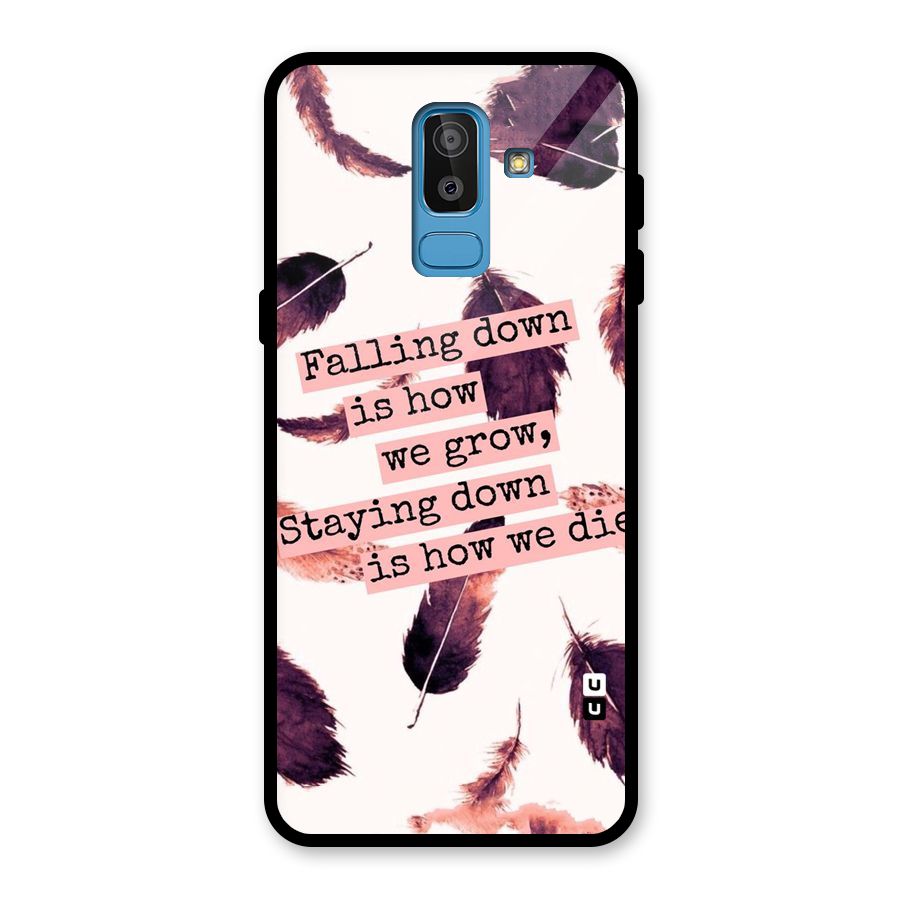Grow Glass Back Case for Galaxy J8