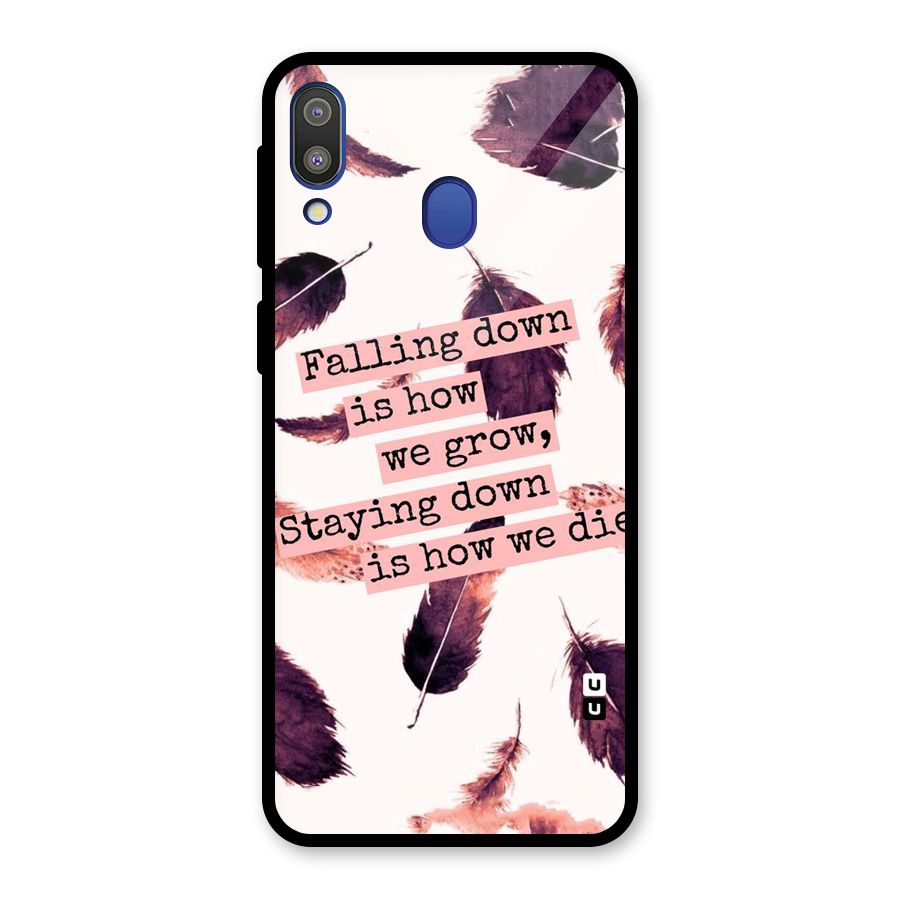 Grow Glass Back Case for Galaxy M20