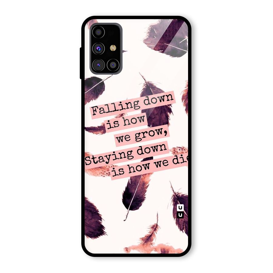 Grow Glass Back Case for Galaxy M31s