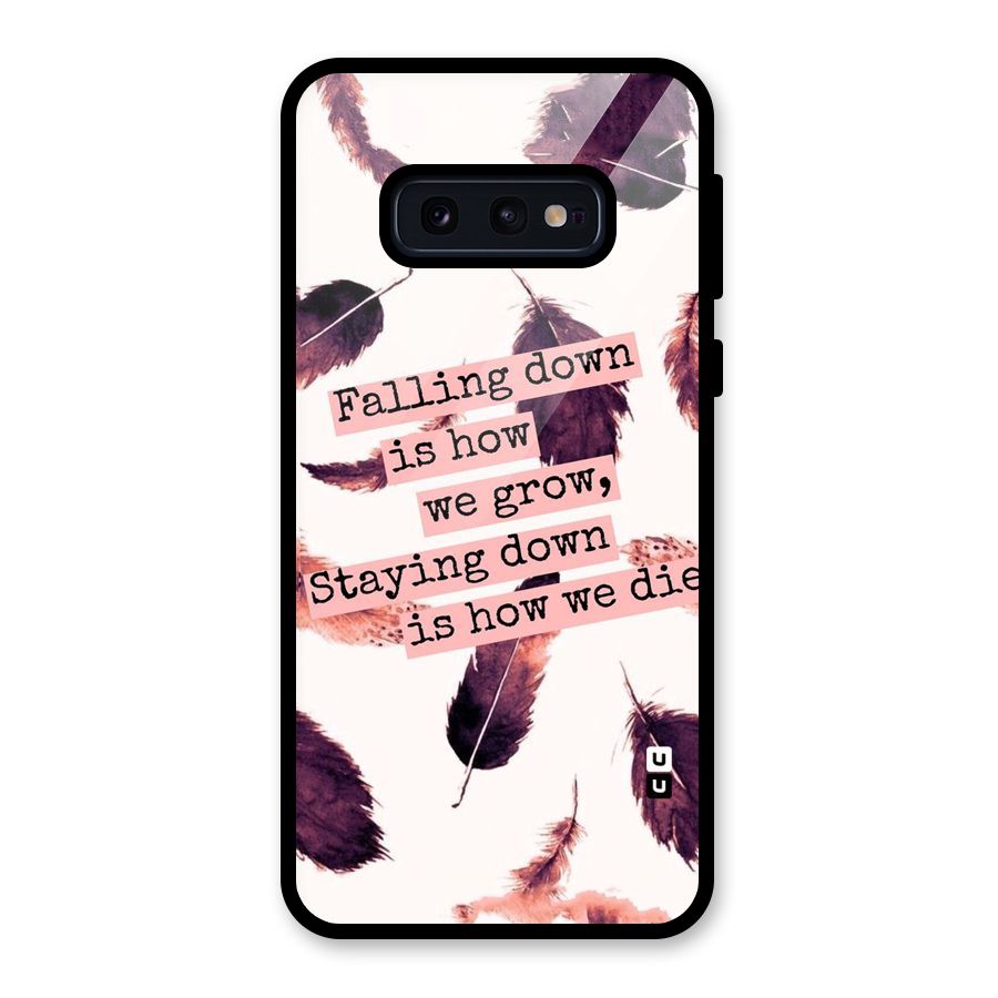 Grow Glass Back Case for Galaxy S10e