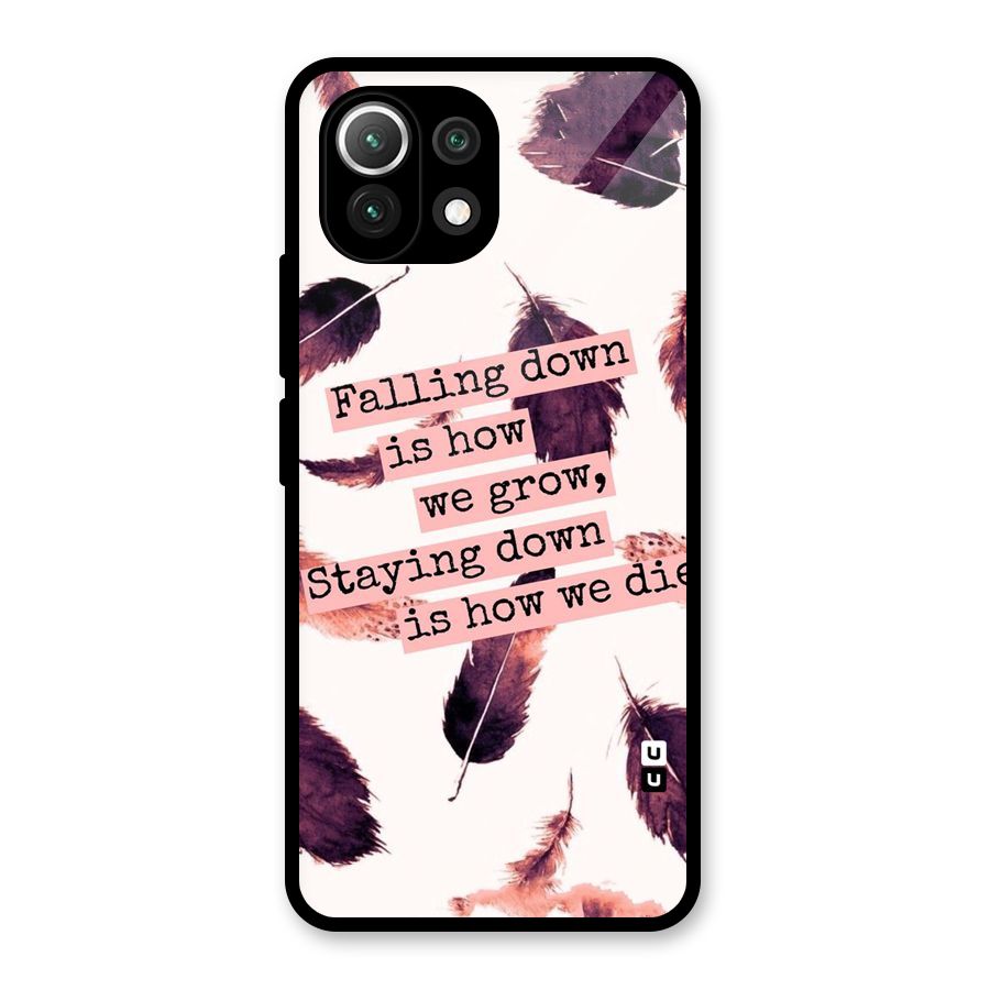 Grow Glass Back Case for Mi 11 Lite NE 5G