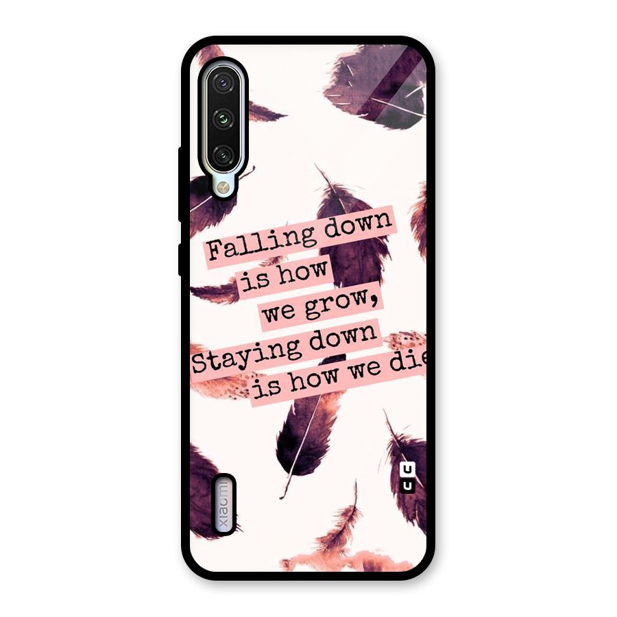 Grow Glass Back Case for Mi A3