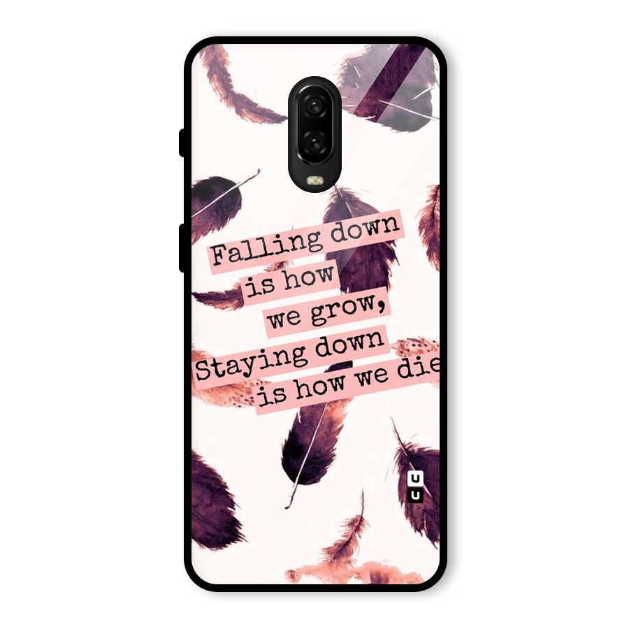 Grow Glass Back Case for OnePlus 6T