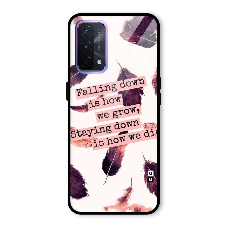 Grow Glass Back Case for Oppo A74 5G