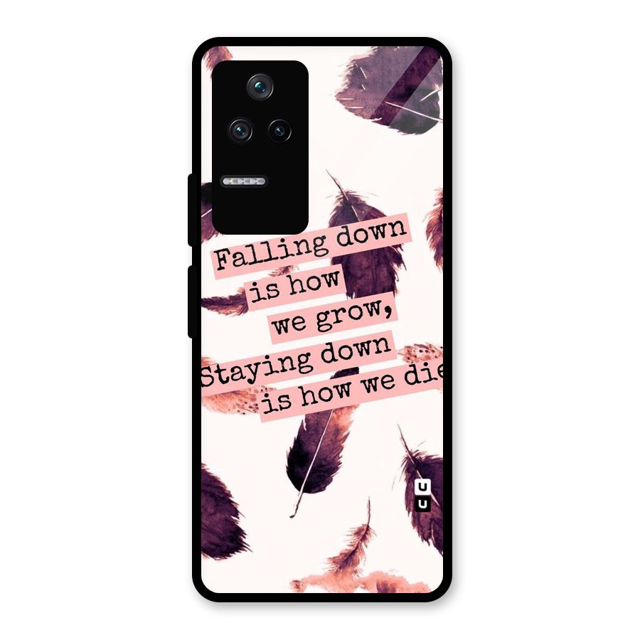 Grow Glass Back Case for Poco F4 5G