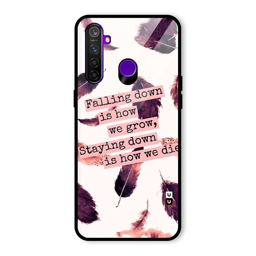 Grow Glass Back Case for Realme 5 Pro