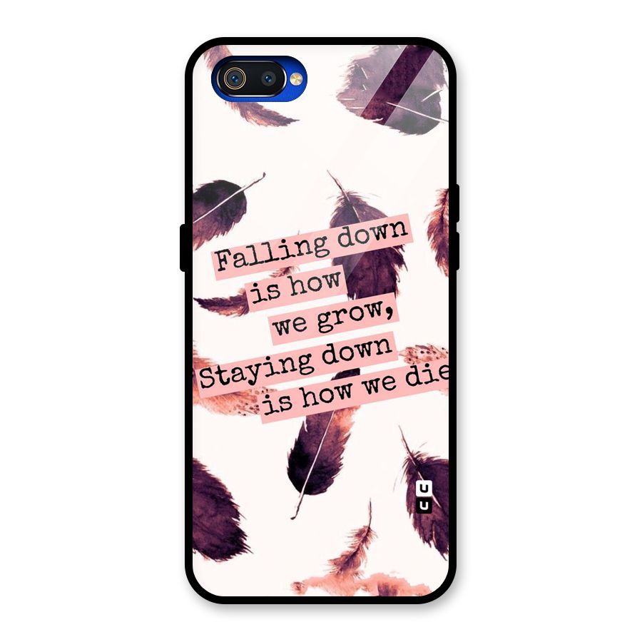 Grow Glass Back Case for Realme C2
