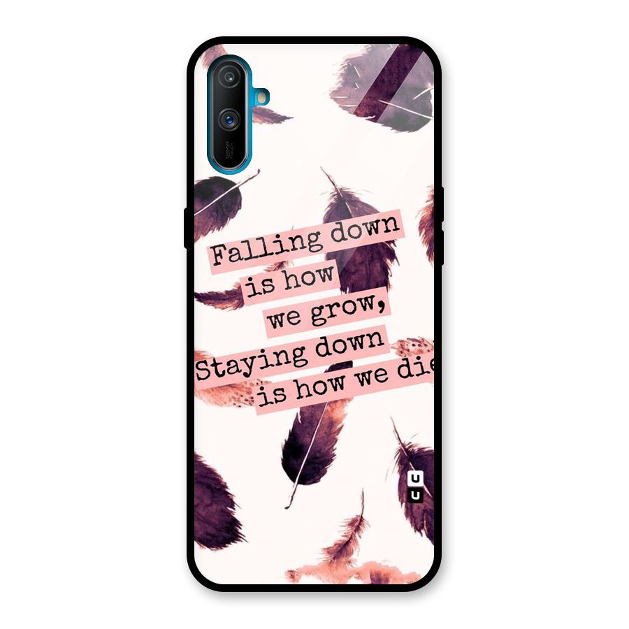 Grow Glass Back Case for Realme C3