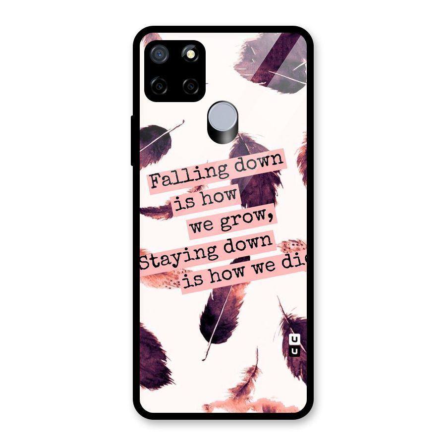 Grow Glass Back Case for Realme Narzo 20