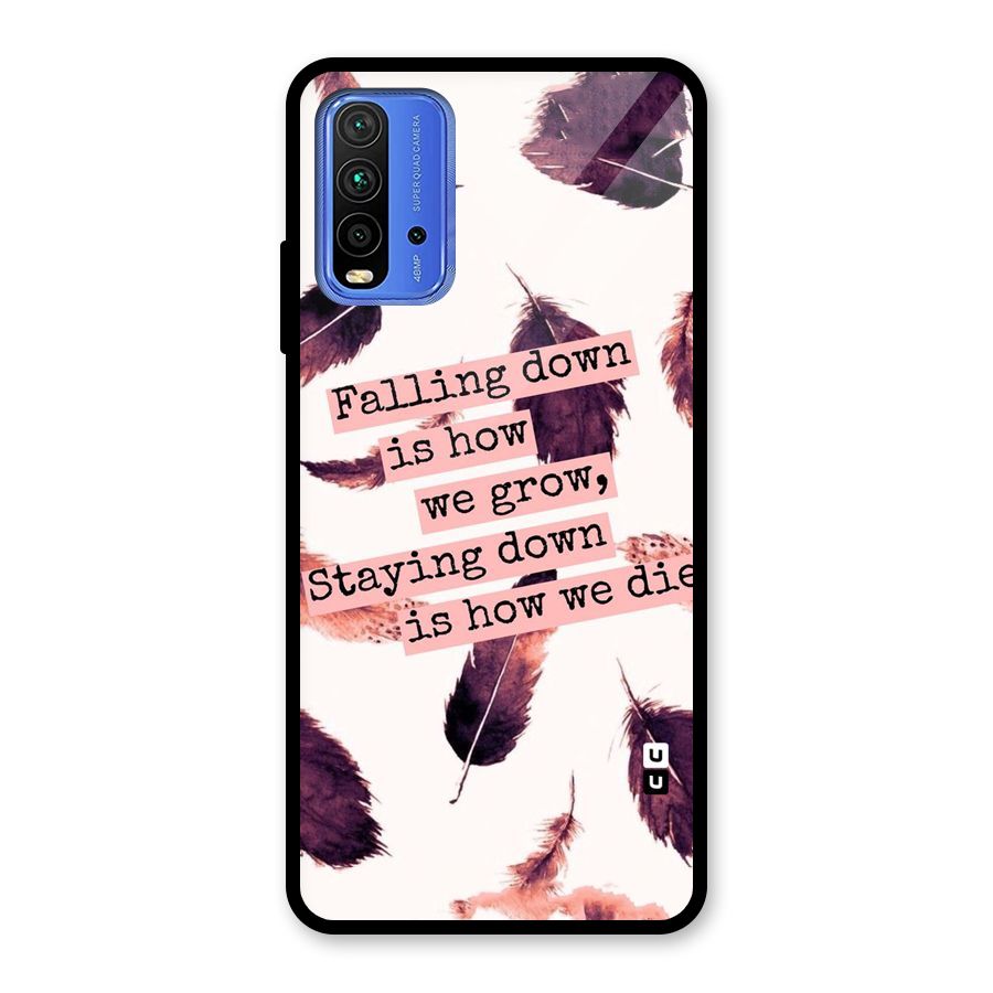 Grow Glass Back Case for Redmi 9 Power