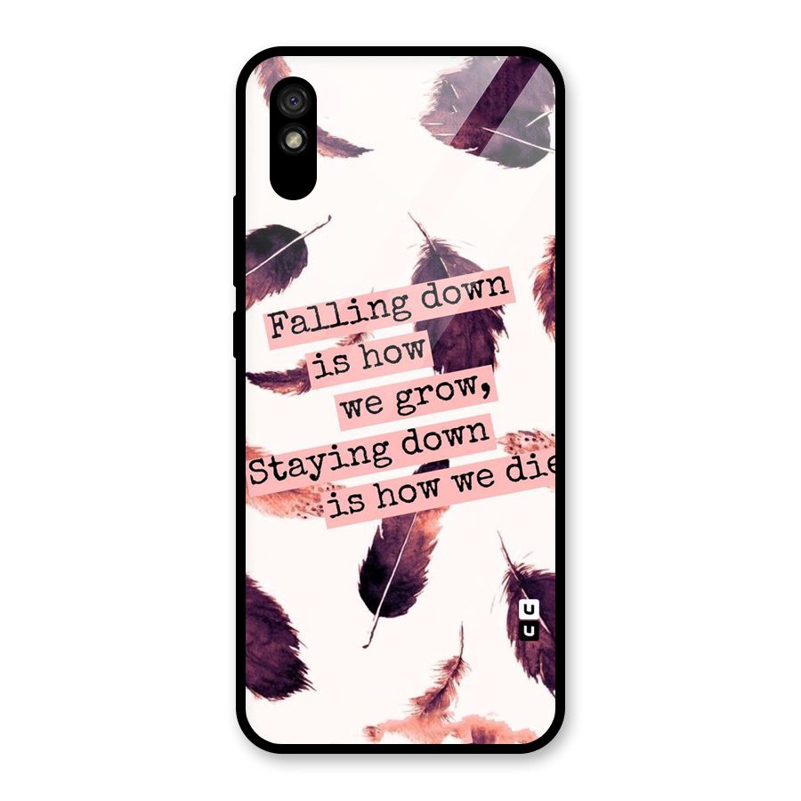 Grow Glass Back Case for Redmi 9i