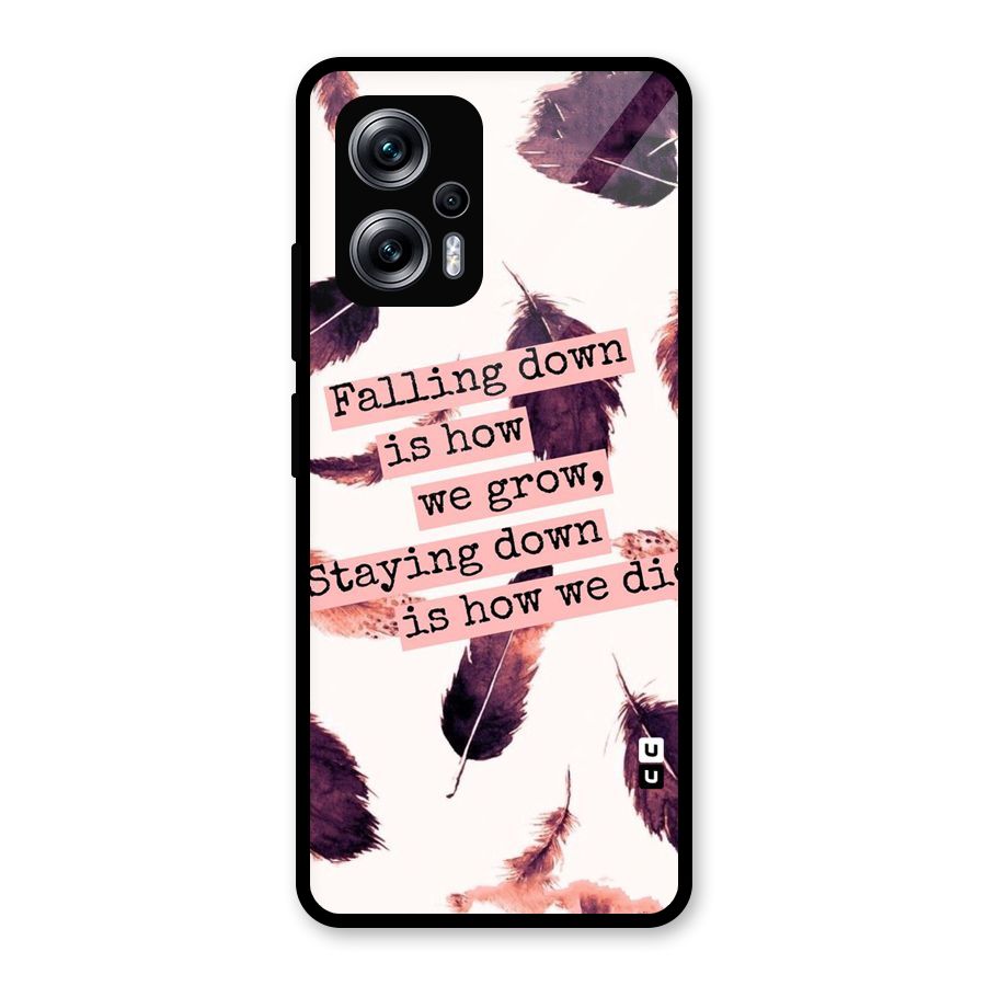 Grow Glass Back Case for Redmi K50i